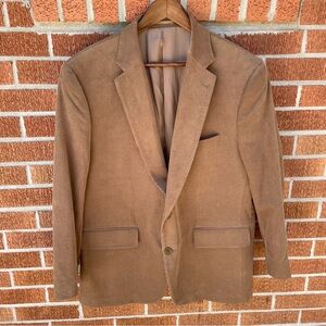Frank Stella New York Men's sz 46R Camel Corduroy Jacket Blazer Sport Coat